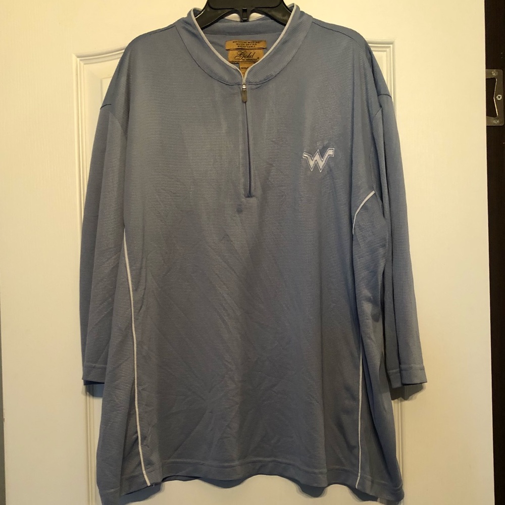 Gold Tri-Mountain Polo